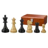 Philos Schachfiguren Hadrian, Königshöhe 90 mm, gewichtet, in Holzbox