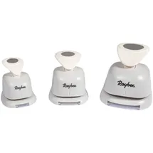 Rayher Motivstanzer Kreise Set 3 Stanzer 1,6cm 2,54cm 3,81cm ø