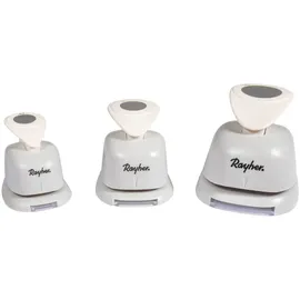 Rayher Motivstanzer Kreise Set 3 Stanzer 1,6cm 2,54cm 3,81cm ø