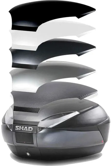 Shad SH48, couverture - Carbone