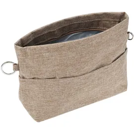 WHC Innentaschen für Handtaschen, Klein Taschenorganizer Bag in Bags 18X7,5X14,5cm,Organizers Handtasche Extra Klein, Taschen Organizer für Handtasche, mit Schlüsselbund, Bags Organizer Tote Bag