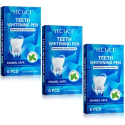 P-beauty Zahnaufhellung Gel Stift für Weiße Zähne Teeth Whitening Bleaching Pen Zahngel 3x6 St