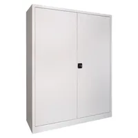 Stier Flügeltürenschrank Zink 1950x1500x500 mm grau