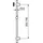 MORA ARMATUR Mora Cera S5 Wandstange 790 mm höhenverstellbar Chrom