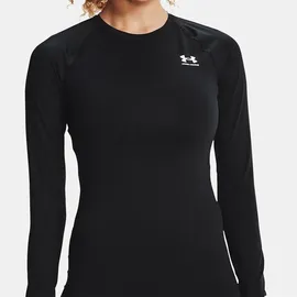 Under Armour Heatgear Authentics Comp Langarm-t-shirt - Black / White - XL