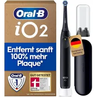 Oral-B iO Series 2 Night Black + Reiseetui + Aufsteckbürsten-Etui