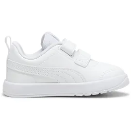 Puma Courtflex V3 Kinder Weiß/Silber 22