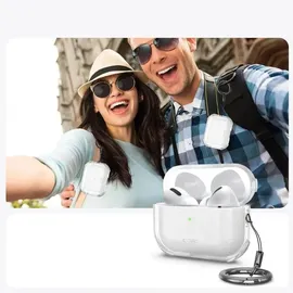 TECH-PROTECT Bounce Schutzhülle für AirPods Pro 3 mit Schlüsselanhänger Transparent