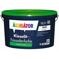 Alligator Kieselit-Fassadenfarbe - 12,5 Liter Weiss