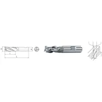 ELMAG Hss Co8-Schaftfräser DIN 844 Ø 20,0 mm