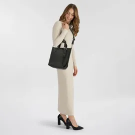 Tom Tailor Umhängetasche Olive Zip Shopper S Black