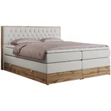 MKS Boxspringbett 160 x 200 cm H3 Weiß