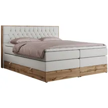 MKS Boxspringbett 160 x 200 cm H3 Weiß