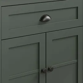 trendteam Stanton Kommode Tannengrün/Evoke Eiche B/H/T: ca. 77/102/39 cm - grün