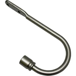 Raffspange GARDINIA "Raffbügel", silber (edelstahl, optik), Metall, Raffhalter, kombinierbar