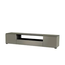 TV Board ¦ grau ¦ Maße (cm): B: 210 H: 43 T: 45