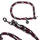 EQuest Halsband & Führleine Ultimo für Hunde im Set - Pink Lady, 35 cm