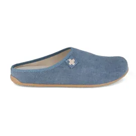 Living Kitzbühel Pantoffel Schweizer Kreuz Blau 45