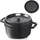 Staub Cocotte 24 cm rund schwarz