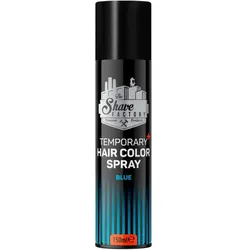 The Shave Factory Temporary+ Hair Color Spray Blue 150 ml