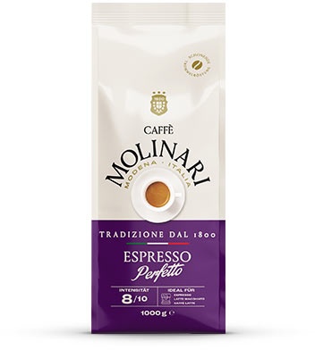 Caffè Molinari Espresso Perfetto - 1 kg Ganze Bohne Tchibo