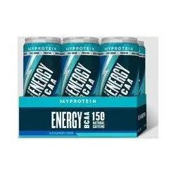 BCAA Energy Drink - 6 x 330ml - Blaue Himbeere