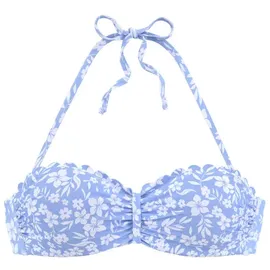 VIVANCE Bügel-Bandeau-Bikini-Top Damen Blau 34 Cup B