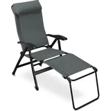 eloneo Campingstuhl faltbar grau
