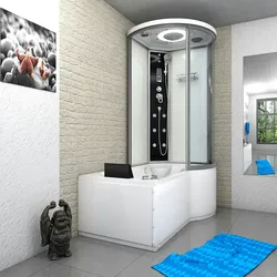 Whirlpool Wanne Duschtempel Dusche Duschkabine K55-L01-WP-EC 170x100 cm mit 2K Scheiben Versiegelung