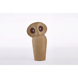 architectmade Owl 12 cm, Eiche geräuchert