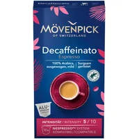 Mövenpick DECAFFEINATO ESPRESSO Kaffeekapseln, 8x10 Stück