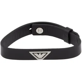 Emporio Armani Herren Armband Leder schwarz EGS3128040 Größe 18