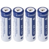XTAR 4x AA 1,5V 3300mWh typisch 2000mAh Lithium Ionen Akku wiederaufladbar 1.5V nur mit speziellem Ladegerät