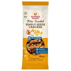 Hammermühle Simply Seeds Cracker Käse-Zwiebel bio