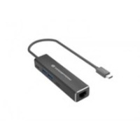 Conceptronic Adapter USB-C -> 2.5GbE USB 3.2 Gen 1 mit USB-Hub, GbE, USB-A x 2, x 2