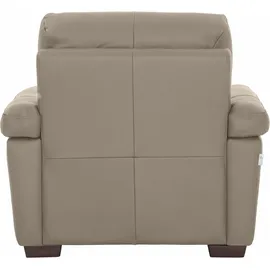 Calia Italia Sessel Gaia Leder 100 x 92 x 94 cm beige