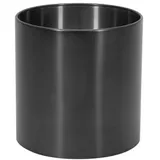 Europalms STEELECHT-40 Nova, Edelstahlübertopf, anthrazit, Ø40cm