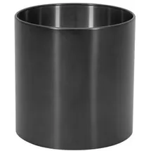 Europalms STEELECHT-40 Nova, Edelstahlübertopf, anthrazit, Ø40cm