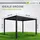 Juskys Lamellendach Tahiti 3 x 4 m 28539