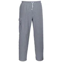 PORTWEST Herren Kochhose kariert 100% Baumwolle Gr. S