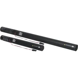 Showgear Electric Confetti Cannon Pro 80 cm, dunkelgrün, feuerhemmend und biologisch abbaubar