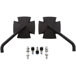 HIGHSIDER Spiegel IRON CROSS, schwarz