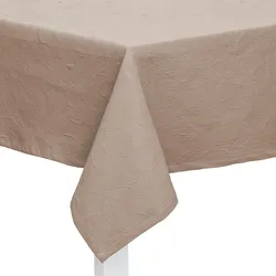 Tischdecke JUNO greige - grau