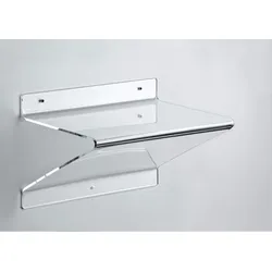 Hochwertiges Acryl-Glas Telefonboard / Laptop-Board, klar, 37 x 25 cm, H 25 cm, Acryl-Glas-Stärke 5 mm