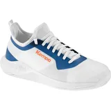 Kempa Kourtfly Handballschuhe Kinder weiß/blau 38