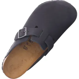 Birkenstock Boston Nubukleder geölt schwarz 48