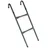walexo Einstiegsleiter Trampolin grau 90 cm