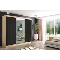 Altdecor Schiebetürenschrank RYFLO (Kleiderschrank Garderobenschrank mit viel Stauraum Moderner