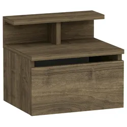 Nachttisch Hades ca. 39,8x35x31,6cm Walnussfarben