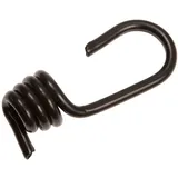 CONACORD Spiralhaken Stahl Ø 4 mm x 70 mm Schwarz